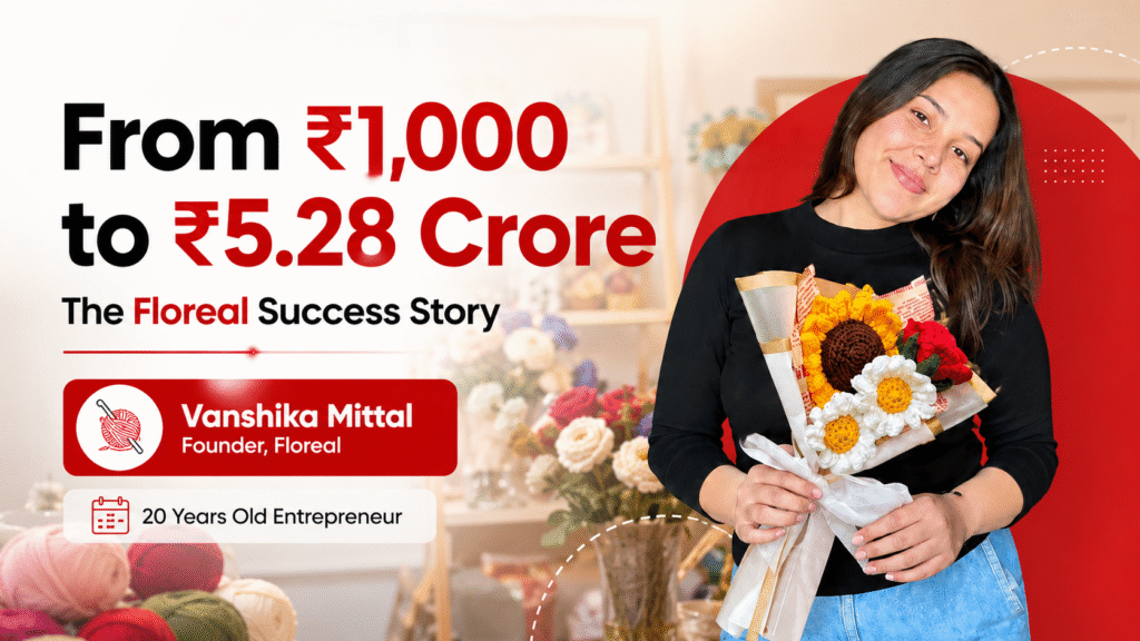 Vanshika Mittal founder of Floreal